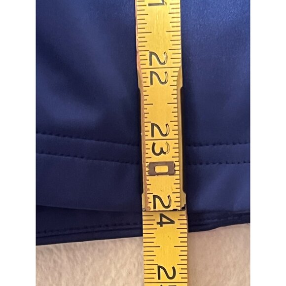 Glen Echo Golf Women M Sleeveless Vest Saddle Creek Logo Blue Dry Gear Tech Zip - Picture 12 of 15